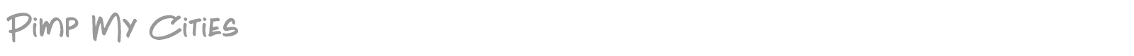 Pimp My Cities font preview